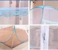 Self standing Double/Single bed mosquito net smart double gate folding mosquito tent net moshari pop up Mosquito net. 