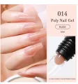 Lanmuiar 11pcs set 3 Color Polygel Nail Kit Nail Builder Kit Nail Extension Kit with UV Lamp Top Coat Base Coat All-in-One for Nail Starter Different Nail Art Ideas DIY Home Manicure. 
