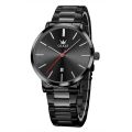 "Olevs 701 Black Stainless Steel Analog Wrist Watch For Men - Black ". 