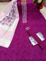 Unstitched Cotton Screen Printed Shalwar Kameez For Women3Piece Dress - Ethnic Elegance. 