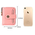 EverToner Leather Wallet Female Women Wallet Short Zipper Coin Purse / Card Holders Women Purse Ladies Small Wallets. 