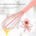 Mini Silicone Egg Beater Multifunctional Rotary Manual Egg Whisk Baking Flour Kitchen Accessories Coffee Egg Stirring Tool.