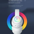 Head-mounted Bluetooth-compatible Headphones Hd Noise Reduction Subwoofer Wireless Luminous Gaming Headset. 