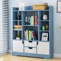 Bookcase Rack Artistic Book Organizer Book Rack 15-Shelf Bookcase Space-Saving Books Holder Bookcase Shelf Storage for Home Office Living Room Furniture48/40. 