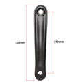 Bicycle Crank Arm(One Pair/Left/Right) Hand Crank for Bike Accessory. 