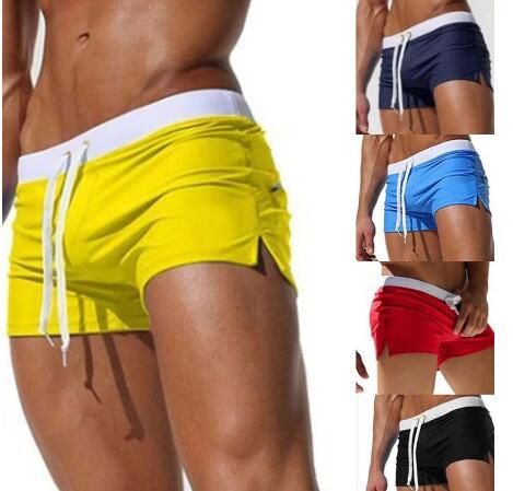 11 Colors Summer Swimwear Men Slim Fit Swimsuit Boy Swim Suits Boxer Shorts Swimming Trunks Swimming Beachwear