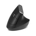 HXSJ 2.4G  Optical Mouse Vertical Mouse 6 Keys Ergonomic Mice With 3-Gear Adjustable Dpi For Pc Lapt-op Black. 