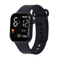 Digital Watch Waterproof 30M Fashion Women's Watch for Men's Sports Waterproof Simple Silicone Electronic Watch. 
