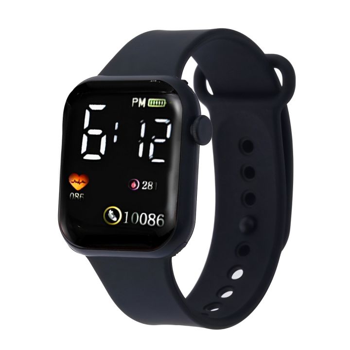 Digital Watch Waterproof 30M Fashion Women's Watch for Men's Sports Waterproof Simple Silicone Electronic Watch