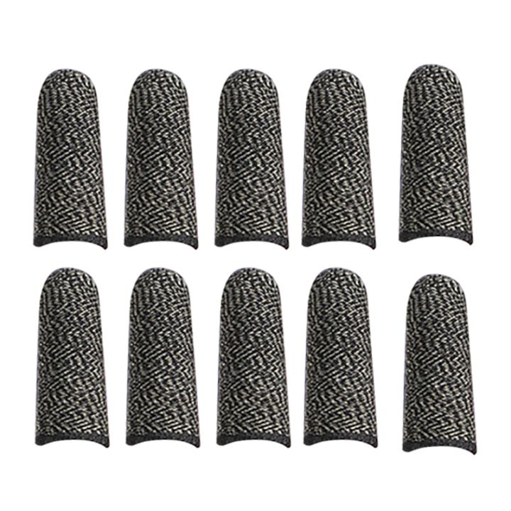 5 Pair Mobile Game Controller Finger Sleeve Sets, Anti-Sweat Reusable Waterproof Breathable Full Press Screen Finger Set