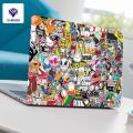 GMASK LS50 JDM Laptop Sticker Decorative Laptop Sticker Scratch & Water Proof laptop Skin (11x16.5 inch) for any kinds of laptop, Removable Laptop Back side sticker - Laptop Skin Vinyl Sticker Matte Finished. 
