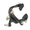 Aluminum Alloy Bike Brake Caliper, Anti Deformation Ideal Replacement Rubber Bike Brake Calipers for Cycling. 