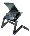 Aluminum Laptop Table With Mouse Pad.