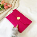 Fashion Evening Clutches Business Women's Bag Handheld Envelope Bags Felt Indentation Handbag Solid Color Handbag.