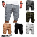 MCSORLEY 2022 Summer Men's Casual Multi-pocket Five-point Joggers Pants Male Outdoor Running Sports Cargao Shorts Hot Breeches. 