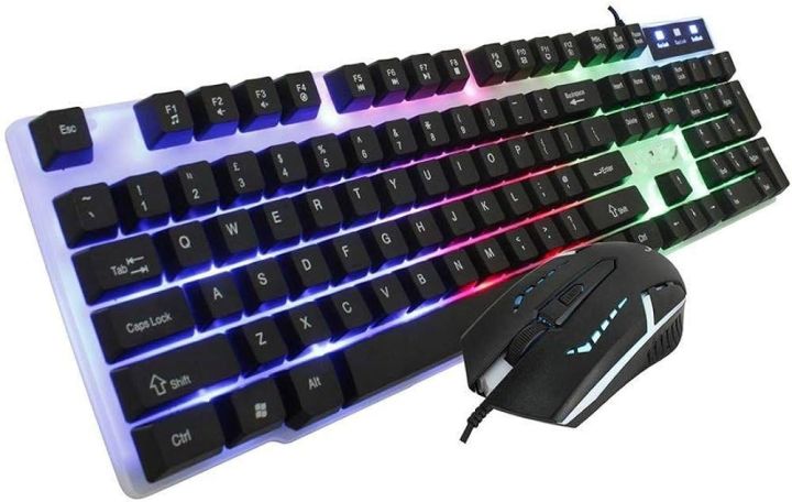 Rgb Gaming Keyboard & Mouse Set - Elevate Your Gaming Experience With Rgb Keyboard And Mouse