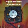 Swap Fan R730 6025 48V High Speed Brushless Metal Body Cooling Fan 2.5x 1.5 inch 48V 2 15000RPM 6 Wire Server Cooling Fan 60x25x60 mm Fans.