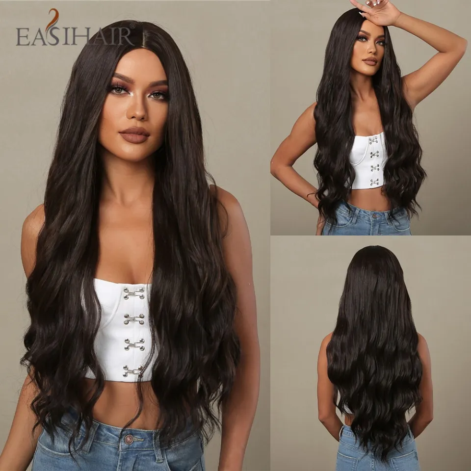 Long wavy hair wig best sale