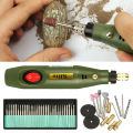 Portable Mini Electric Wood Carving Tool Set EU Plug.