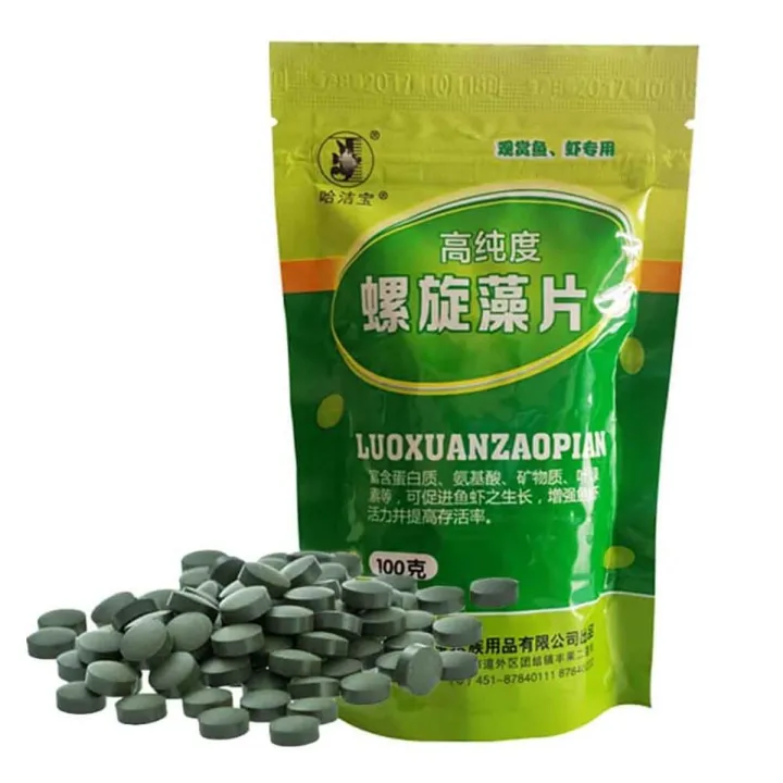 Spirulina Tablets Fish Food Feed 100g