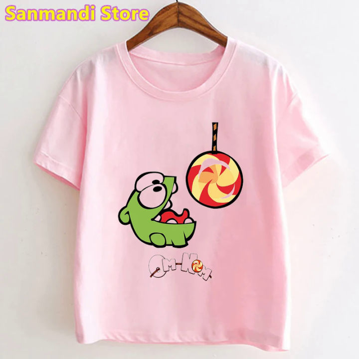 New%20Oncong%20Stories%20Super%20Noms%20Rainbow%20Candy%20Graphic%20Print%20Tshirt%20Girls/Boys%20Kids%20Clothes%20Summer%20Tops%20Tee%20Shirt%20Harajuku%20Shirt%20-%20Image%202