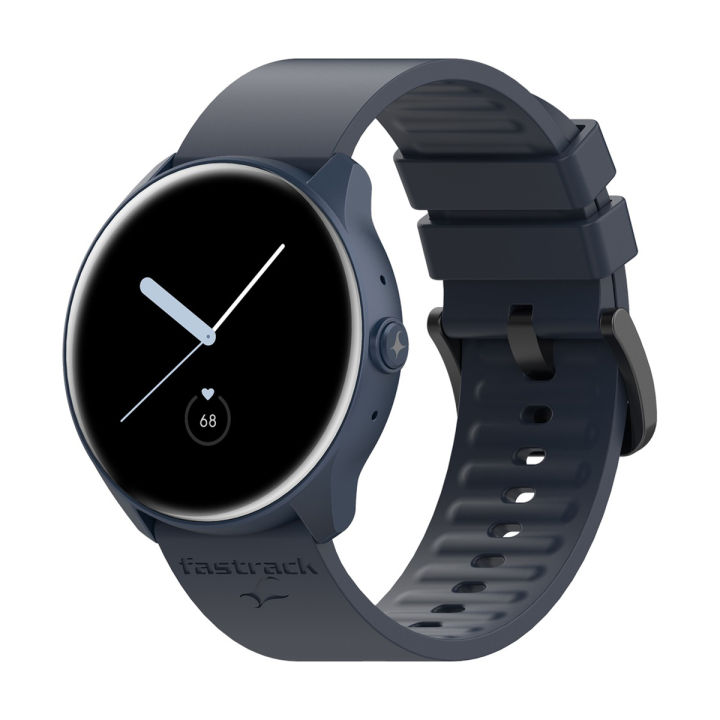 Fastrack Invoke Pro Smartwatch Black - Enhanced Calling, Split-Screen Navigation, Water-Resistant