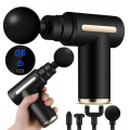 Powerful Handheld Massage Gun for Deep Tissue Relief - Compact & Elegant Design.