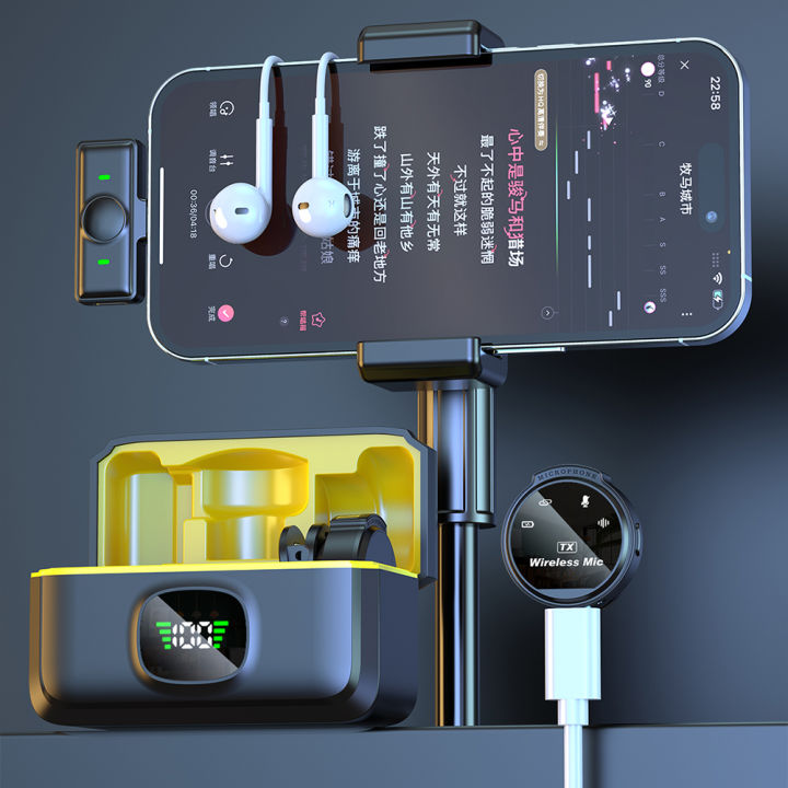 Xiaomi%20Wireless%20Lapel%20Microphone%20USB-C/iOS%20Interface%20Lavalier%20Mic%20Noise%20Cancel%20164ft%20Range%20for%20Android/iPhone/Camera/PC/Laptop%20-%20Image%203