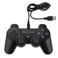 Black USB Wired Controller for PS3 Joystick Game Controller Joypad for PS3 Dual Vibration USB Gamepad for PS3 Games Console. 