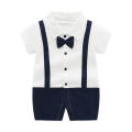 Newborn Romper Baby Boys Summer Clothes Infant Boy Gentleman Rompers Baby Cotton Soft Clothing.