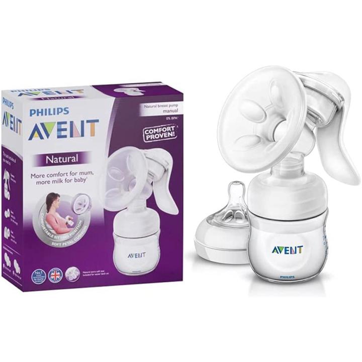 Philips%20Avent%20BPA%20Free%20Comfort%20Manual%20Breast%20Pump,%20soft%20petal%20shape%20massage%20cushions%20for%20easy%20expression%20Scf330/20%20-%20Image%202