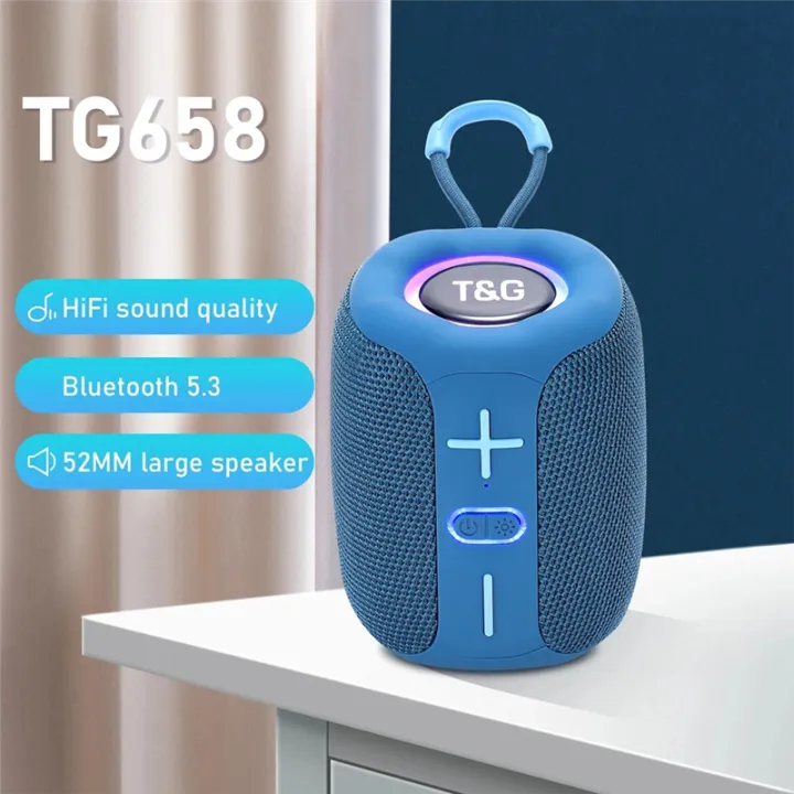 T&G%20TG658%20Portable%20Speaker%20Wireless%20Subwoofer%20Bass%20Column%20Support%20AUX%20TF%20Loudspeaker%20FM%20Radio%20-%20Image%202
