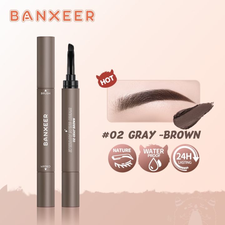 BANXEER%20Eyebrow%20Pomade%20Brow%20Gel%20Creamy%204%20Colors%20Natural%20Waterproof%20Long%20Lasting%20Highly%20Tint%20Eyebrow%20Shade%20With%20Brush%20Makeup%20Loser%20Lione%20-%20Image%207