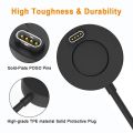 Charger for Garmin Vivoactive 3 4 4S / Fenix 5 5x 6S 6X / Venu Sq Music USB Charging Cable Stand Station Date for Forerunner 935.