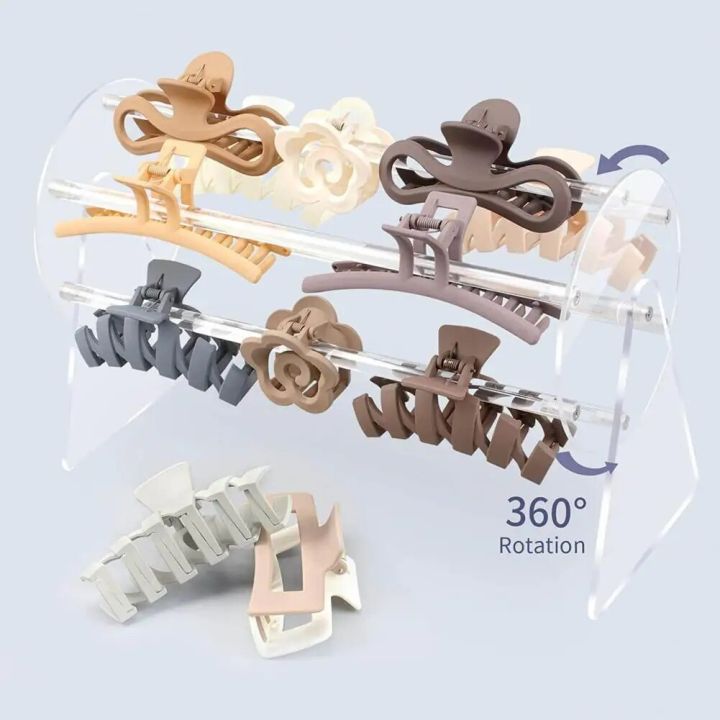 Neatly%20Store%20Claw%20Clips%20Elegant%20Hair%20Clip%20Display%20Storage%20360-degree%20Rotating%20Acrylic%20Claw%20Clip%20Organizer%20for%20Women%20Girls%20-%20Image%204