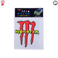 3D Monster Energy Bike Sticker for motorcycle decoration- Red. 