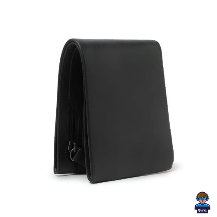 Avro%20Premium%20Men's%20High%20Quality%20Bifold%20Wallet%20With%20Inner%20Zipper%20Pocket%20Black%20Wallet%20For%20Men%20100%25%20Cow%20Leather%20Money%20Bag%20For%20Men%20Elegant%20And%20Comfortable%20Stylish%20Export%20Quality%20MoneyBag%20For%20Men%20Short%20Wallet%20Fashion%20Vintage%20Wallet%20%20For%20Men's%20-%20Image%204