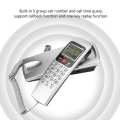 telephone FSK/DTMF Caller ID Telephone Corded Phone Desk Put Landline Fashion Extension for Hom. 