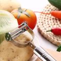 Stainless Steel Multi-function Vegetable Peeler&Julienne Cutter Julienne Peeler Potato Carrot Grater Kitchen Tool.