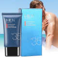 Men Face Body UV Isolation Refreshing Sunscreen Cream Moisturizing Sunblock SPF35 40g. 