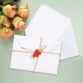 50 Packs of A7 Envelopes for Invitation, White 5x7 inch Envelopes with V Flap, Great for Graduation, Invitation, Baby Shower, Wedding and RSVP Cards (White). 