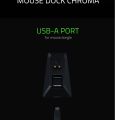 RAZER Mouse Dock Chroma Magnetic Charging Mouse Dock with Chroma RGB.