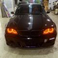 Car Rear Tail Light Lamp Stickers Honeycomb Type Decal Carbon Fiber Style 48 x 30cm.