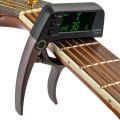 TCapo20 Guitar Capo Tuner with LCD for Acoustic Folk Electric Guitar Bass Musical Instruments Accessories.