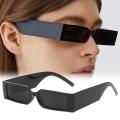 Vintage Rectangle Frame Fashion Sunglasses Black Shades Glasses Luxury For Men And Women 2023. 