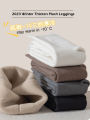 Full-Footed Leggings Little Girl Tights Thick Fleece Lined Stockings Cotton Pantyhose Thermal Winter Pants. 