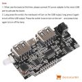 Power Bank Circuit With LCD Display - Input DC 5V 2A Micro USB Socket - Output DC 5V 2.1A 1A Dual USB - Equipped with Flash Light & BMS Protection. 