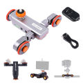 YELANGU L4X motorlu kamera kaymak Video Dolly elektrikli parça kaymak uzaktan DSLR kamera kamera için eylem kamera telefonu.