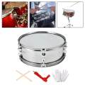 13inch Snare Drum with Shoulder Strap, Music Learning Portable Music Drums Percussion Instrument for Kids Beginners Gifts.