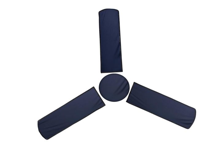 The Furnishing Tree Ceiling Fan Cover with attachable end closure Dustproof Polyester Three Blade Set of 1 Fan Cover